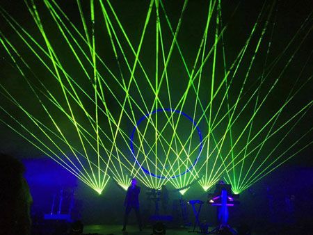 concerts et lasers