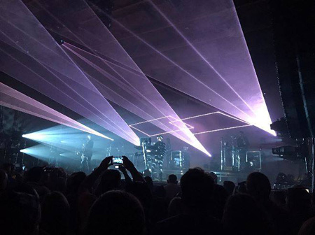 concerts et lasers